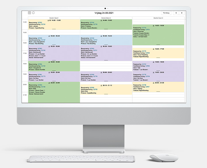 Zeitplan in i-Reserve